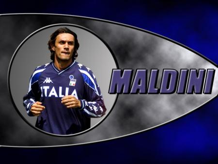 maldini     capitan do as milano   i italy